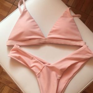Pink bikini